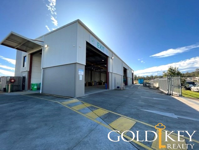 Street view of commercial warehouse for rent Logan Village Brisbane